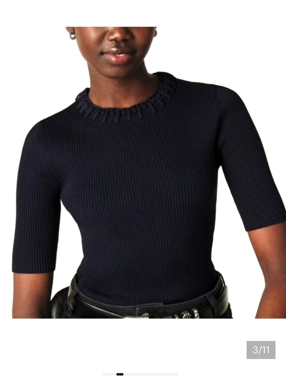 Ba&sh Tami Knit Top NWT